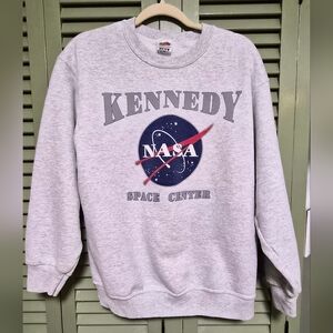 Gray NASA Kennedy Space Center Sweater